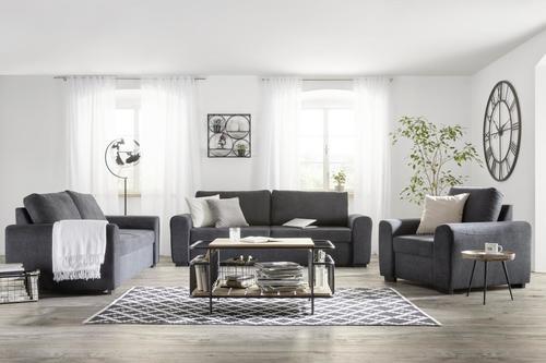 SIDOBORD ARNOLD -SB- - naturfärgad, Lifestyle, metall/trä (40/38/40cm) - Mömax