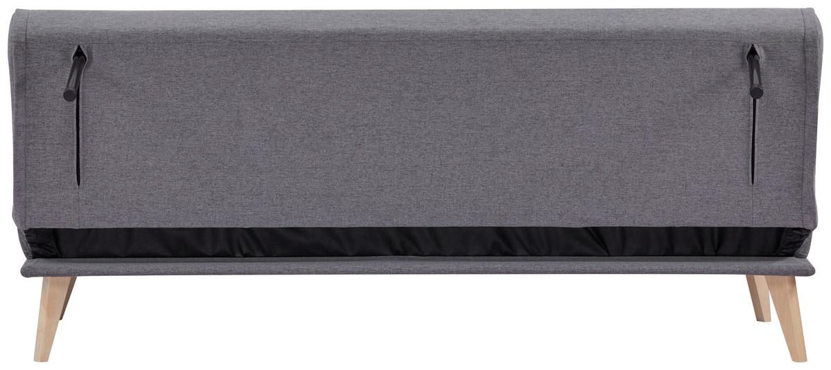 SOFA Z FUNKCJĄ SPANIA ARIEEN - kolor naturalny/szary, Design, tkanina/drewno (180/82/83cm) - MID.YOU
