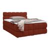 Boxspringbett Bubble Box Rostfarben ca. 180x200cm - Rostfarben/Schwarz, Konventionell, Holz/Textil (180/200cm) - Premium Living