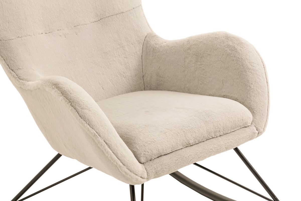 Gugalnik Lamb, Bež - črna/bež, Moderno, kovina/tekstil (70/102/94cm) - Livetastic