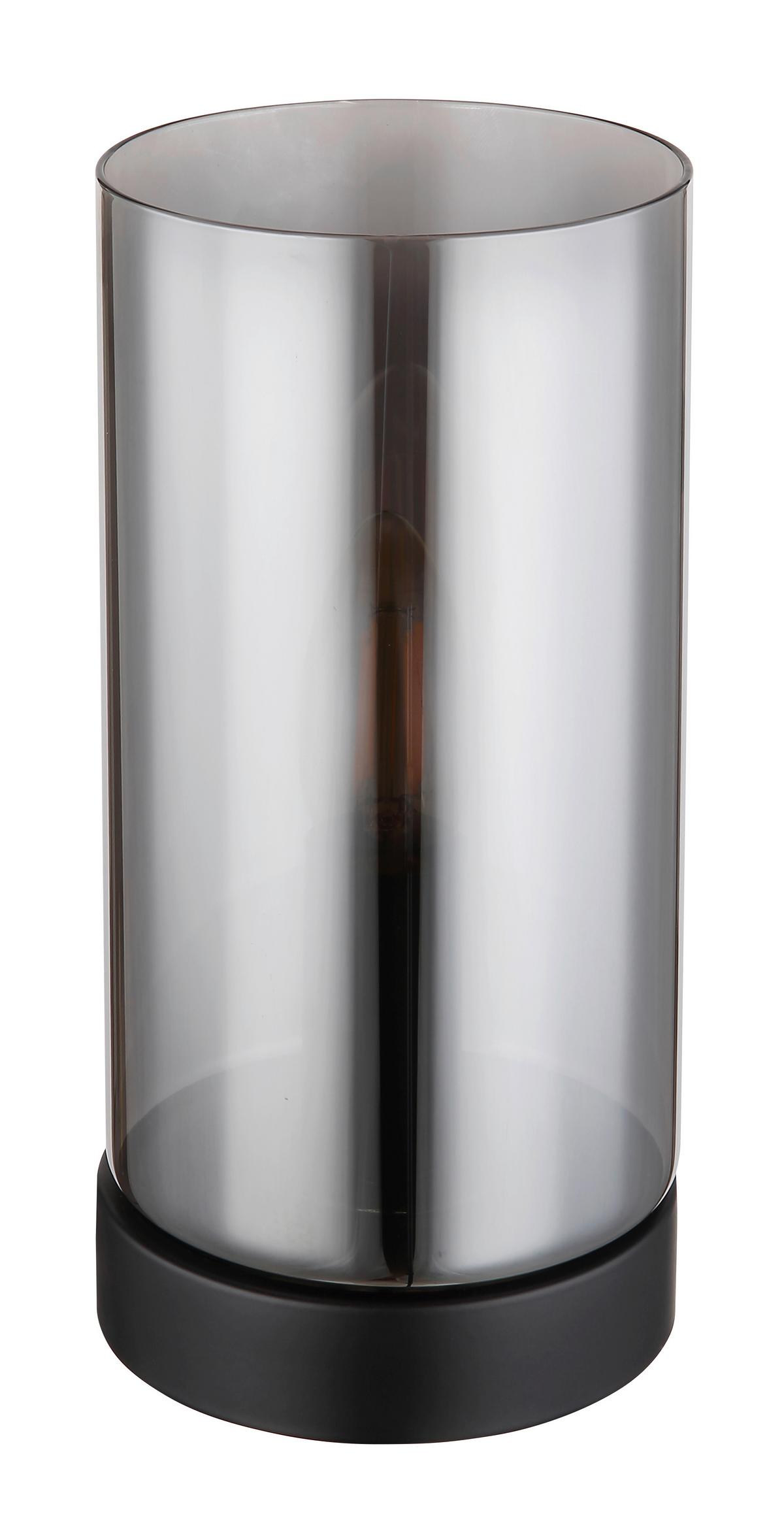 Tischleuchte 21002T max. 25 Watt - Schwarz, Basics, Glas/Metall (11/22,5cm) - Globo