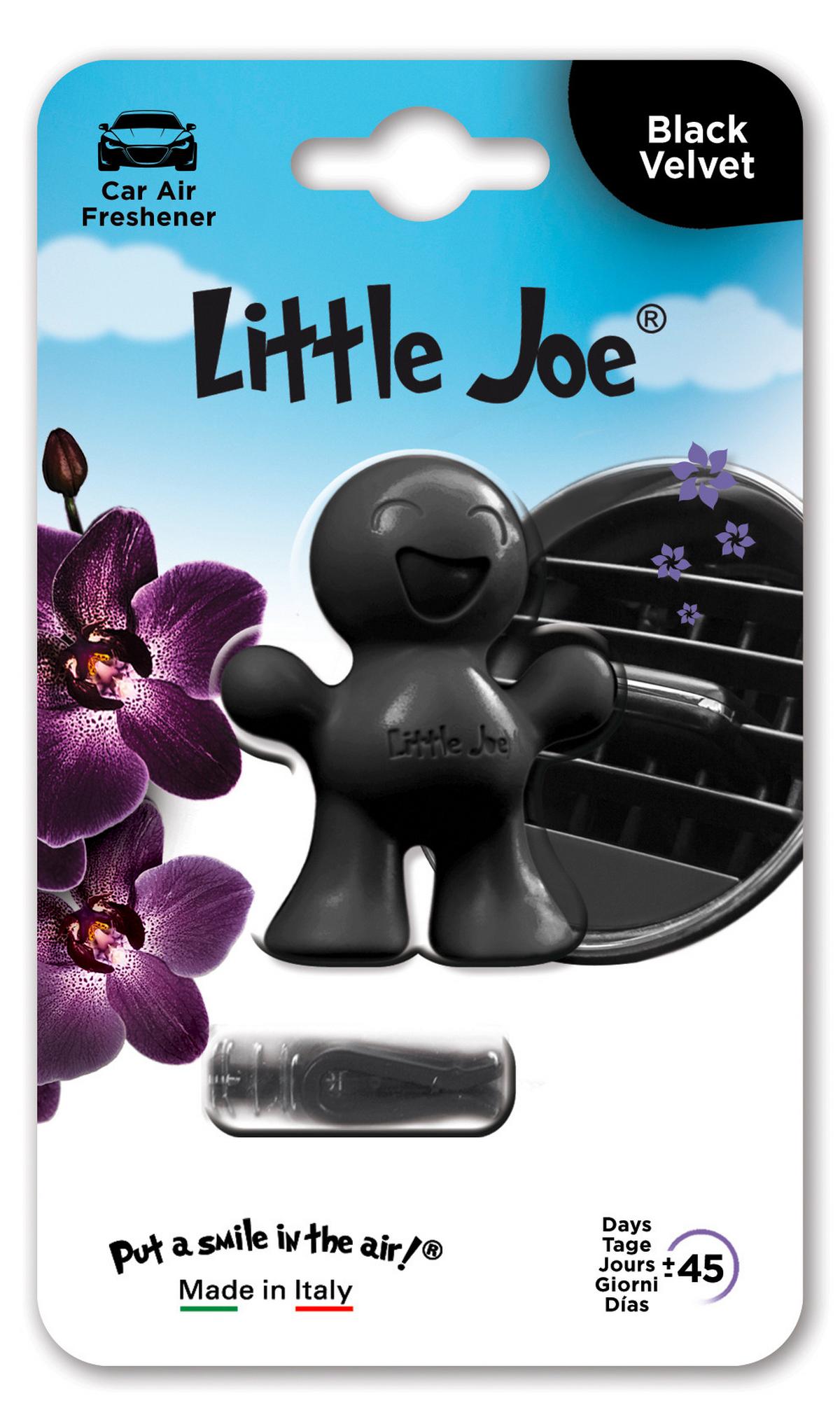 Autóillatosító Little Joe Black Velvet - fekete, műanyag (2.6/14.5/8.5cm)