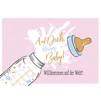 Glückwunschkarte Edelschwarz Multicolor - Basics, Papier (18/13cm)