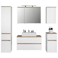 Kupaonica Marbella Wtu 100 - bijela/hrast Artisan, Moderno, drvni materijal (180/182/47cm)