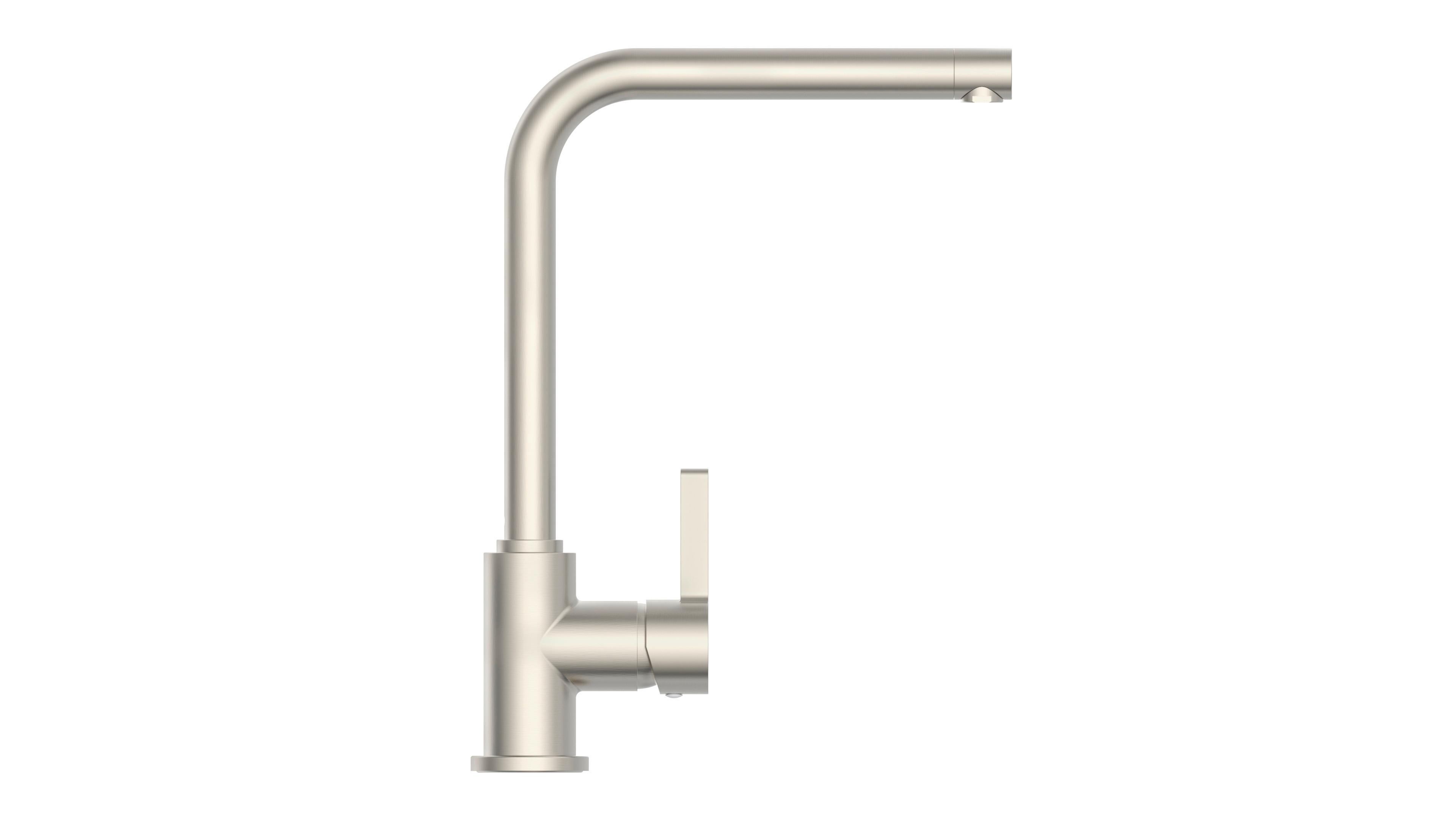 Küchenarmatur Sistant Dublin Edelstahloptik - Edelstahlfarben, Basics, Metall (33,5cm) - Sistant