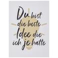 Postkarte Du bist die Beste - Goldfarben, MODERN, Papier (10,5/14,8cm) Postkarte Du bist die Beste - Goldfarben, MODERN, Papier (10,5/14,8cm)