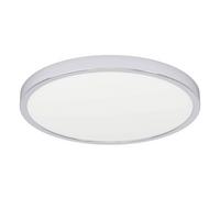Deckenleuchte 901773_fueva 6-Z - Chromfarben/Weiss, Konventionell, Kunststoff/Metall (38.9/2.5cm) - Eglo