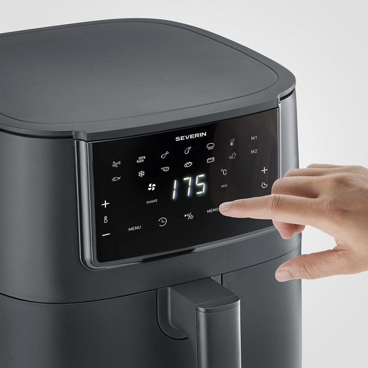 FRYTKOWNICA BEZTŁUSZCZOWA FR 9545 - szary, Basics, tworzywo sztuczne (38,7/31,0/29,0cm) - Severin