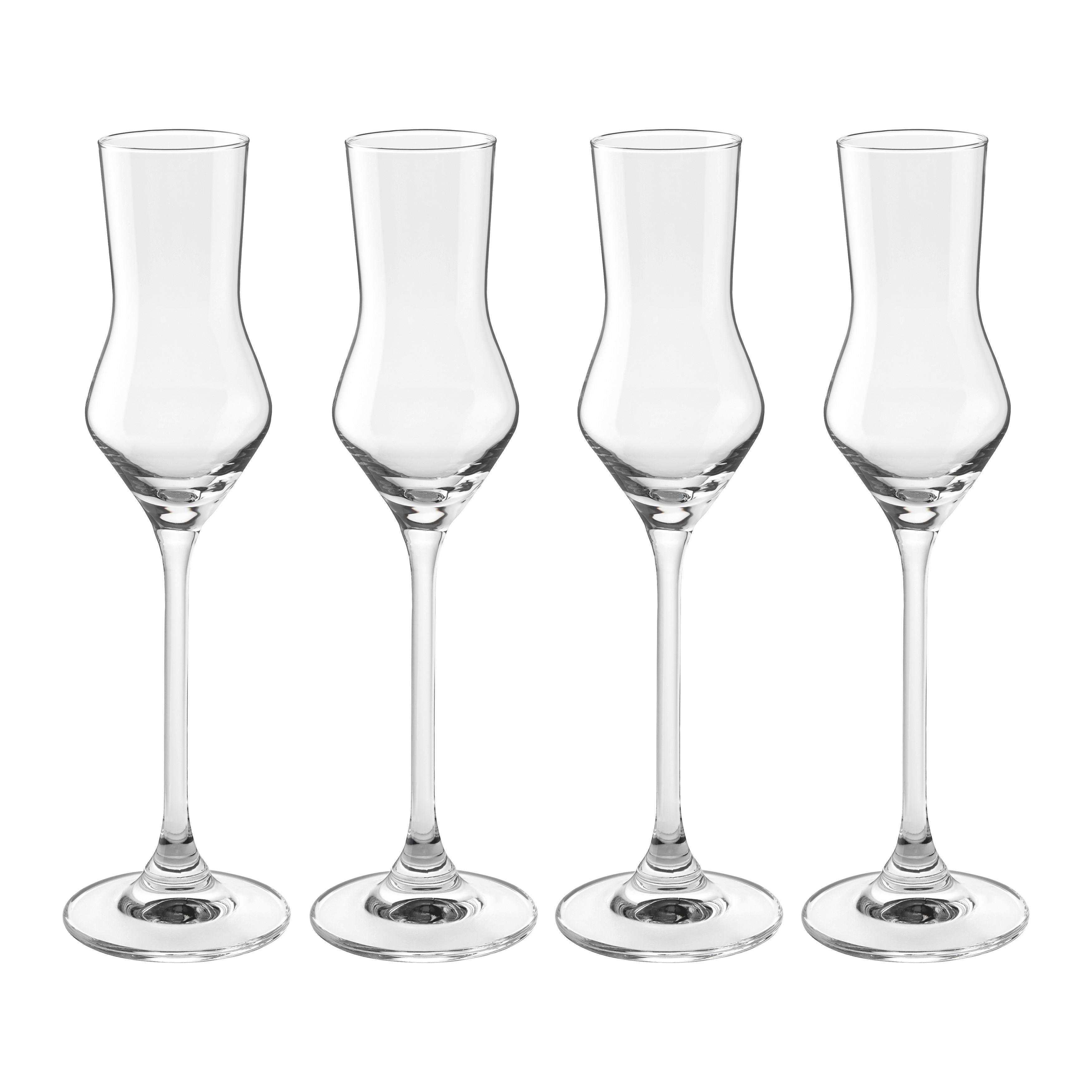 SET MED SNAPSGLAS KATARINA - klar, Klassisk, glas - Mömax