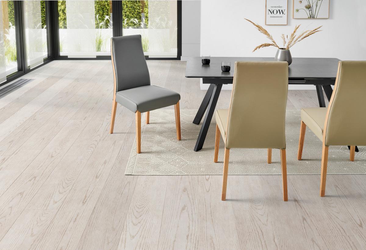 KRZESŁO ALBERTO - Konventionell, skóra/drewno (47/104/61cm) - Livetastic