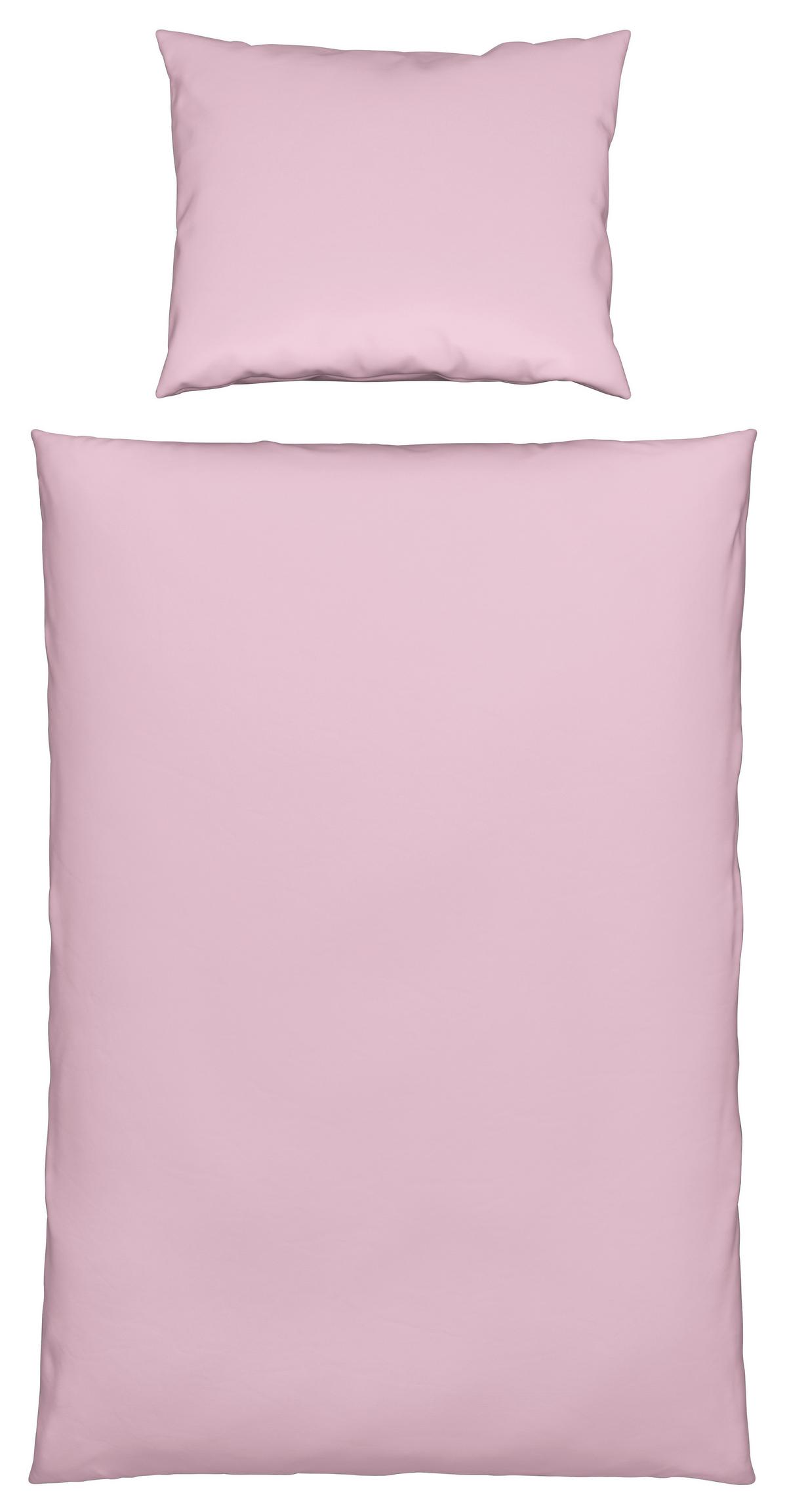 Ágyneműhuzat-garnitúra Iris - rózsaszín, Modern, textil (140/200cm) - Modern Living