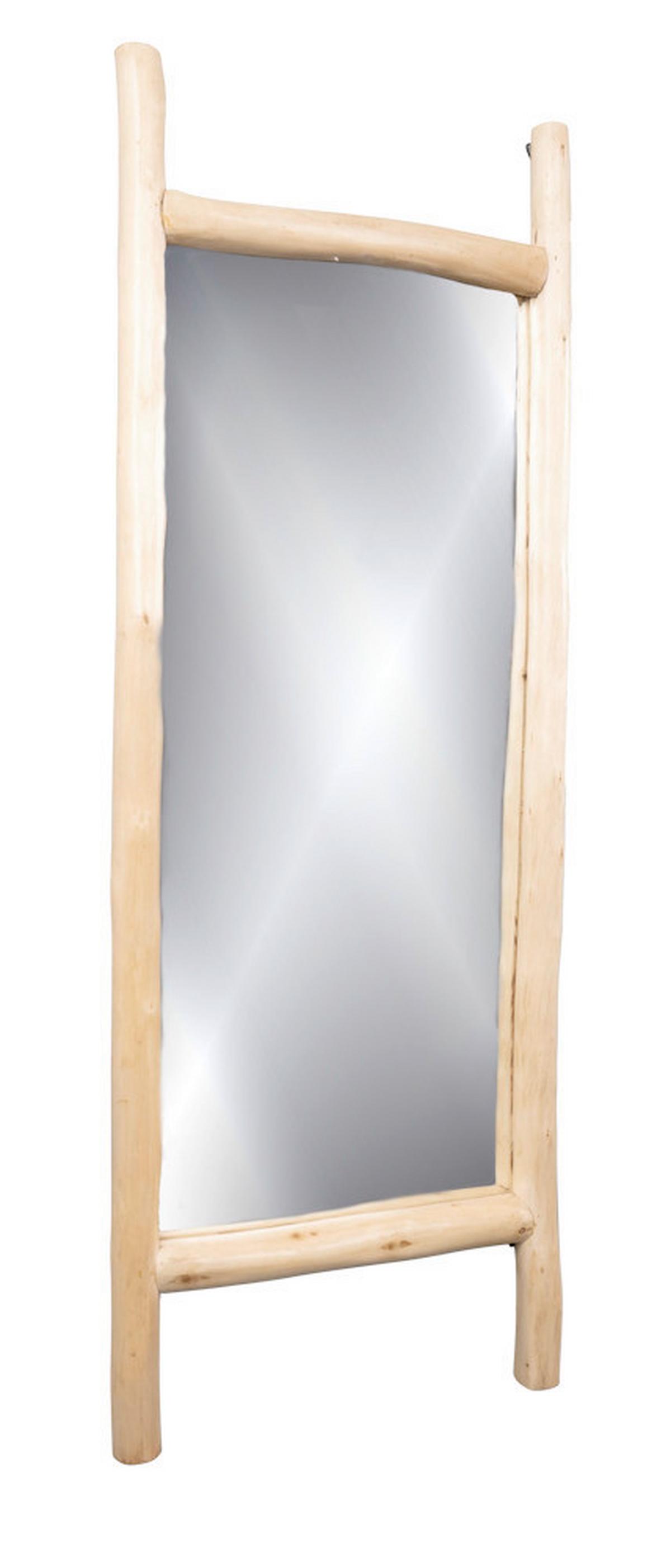 Spiegel Samu 3 Eukalyptusholzfarben - Eukalyptusholzfarben, MODERN, Holz (50/140/5cm) - Mömax