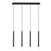 HÄNGELEUCHTE SIMPL - Klar/Schwarz, MODERN, Kunststoff/Metall (76/8/120cm) - Mömax