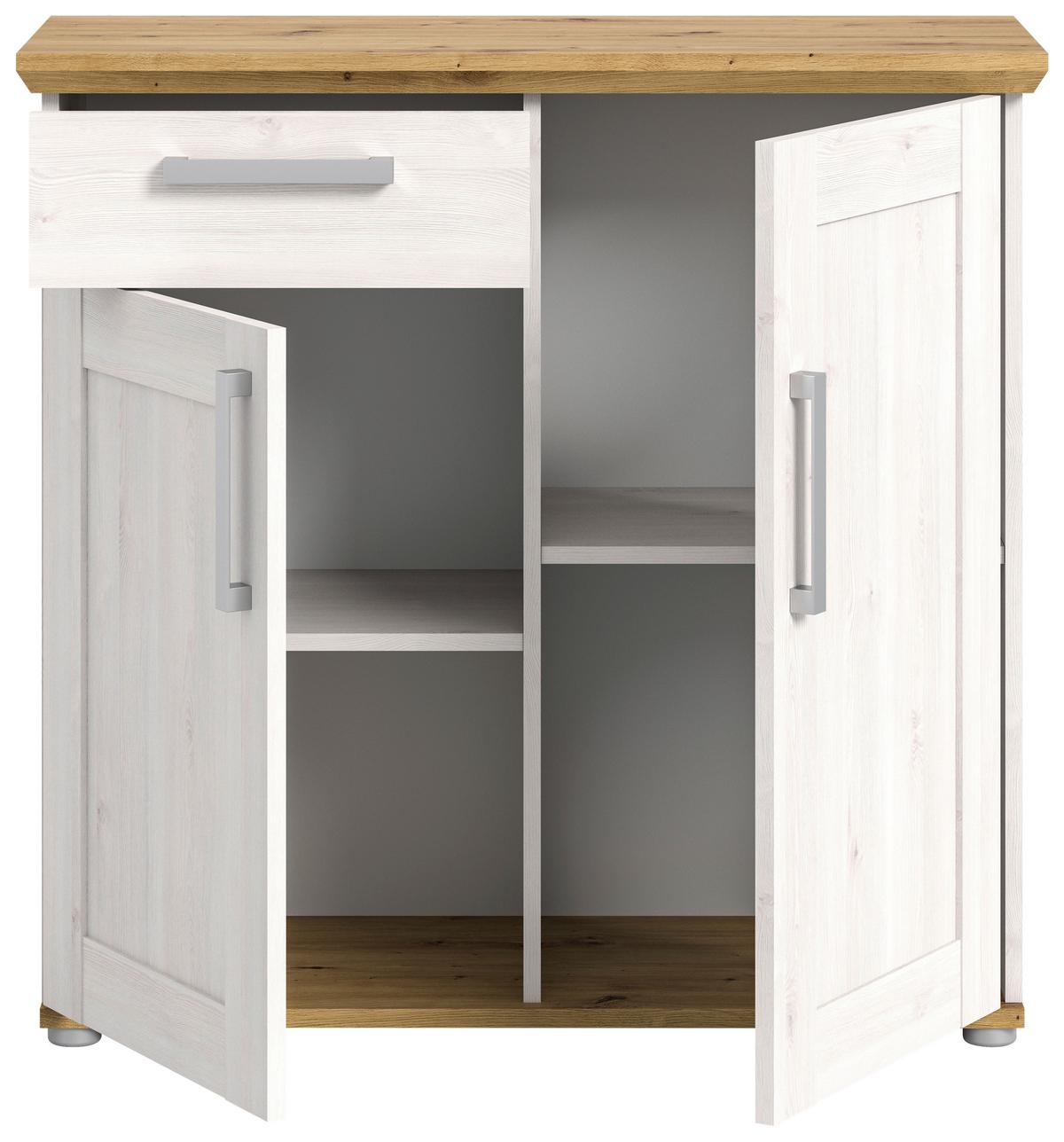 Kommode Verona ca. 90x88x37 cm Lärche/Eiche - KONVENTIONELL, Holzwerkstoff/Kunststoff (90/88/37cm) - MID.YOU