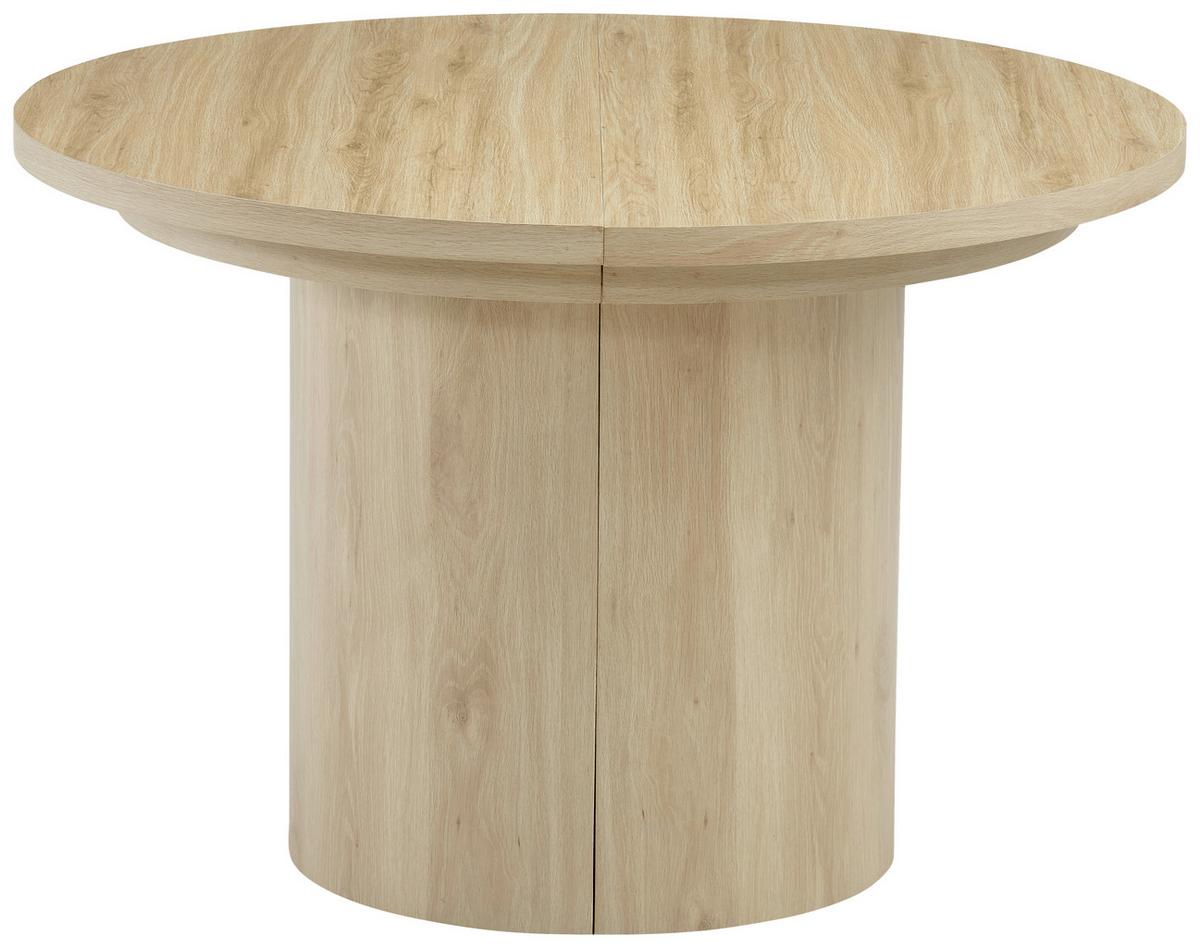 Raztegljiva Miza Kiruna, Barva Hrasta, 115-268x115 - barve hrasta, Moderno, leseni material (115-268/115/76cm) - P & B