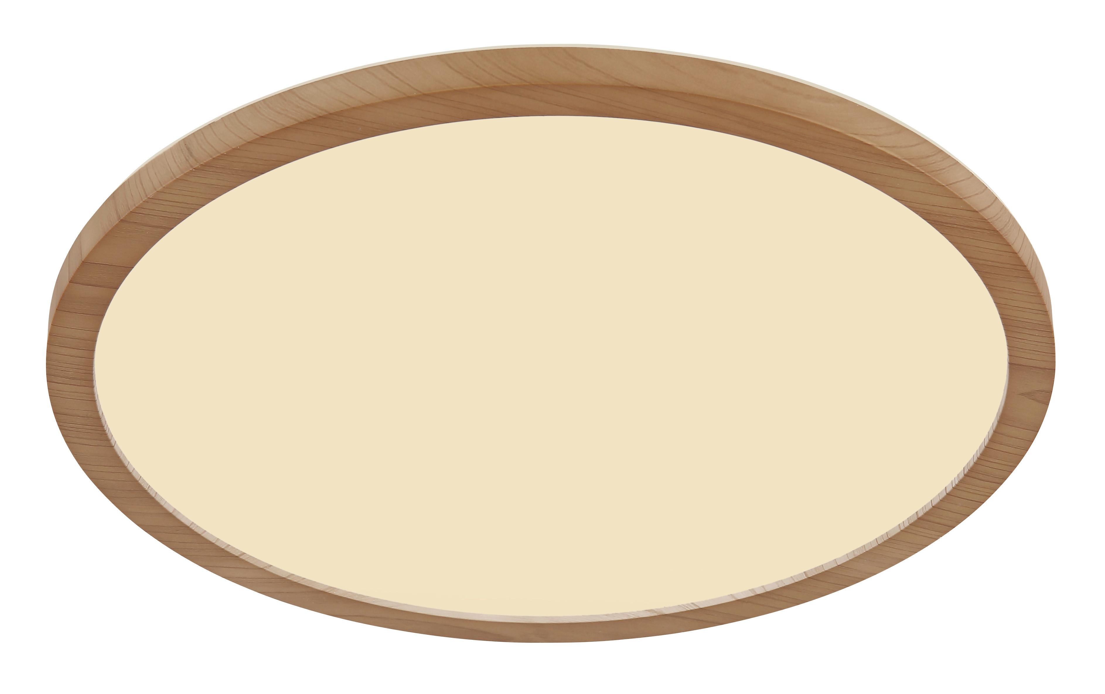 Stropna Led-svetilka Sapana, S Sijalko - bela/opal, Natur, umetna masa (42/2,5cm) - Globo