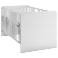 Otroška Posteljica Bibo, Bela, 70x140cm - bela, Konvencionalno, leseni material (70/140cm) - MID.YOU