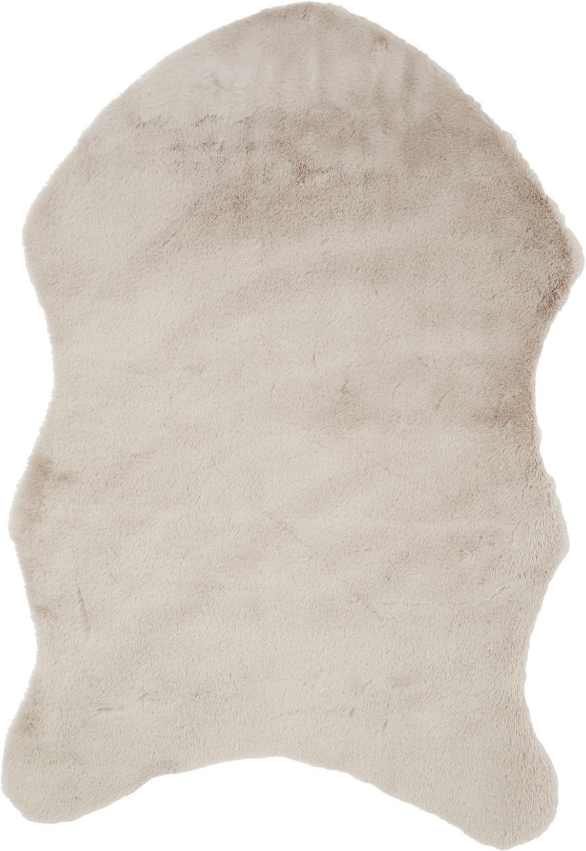 Blană artificială Susi Jub - argintiu/alb, Romantik / Landhaus, textil (90/60cm) - Modern Living