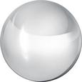 Dekokugel 20 cm Mia - Silberfarben, Metall (20cm) - Mömax modern living
