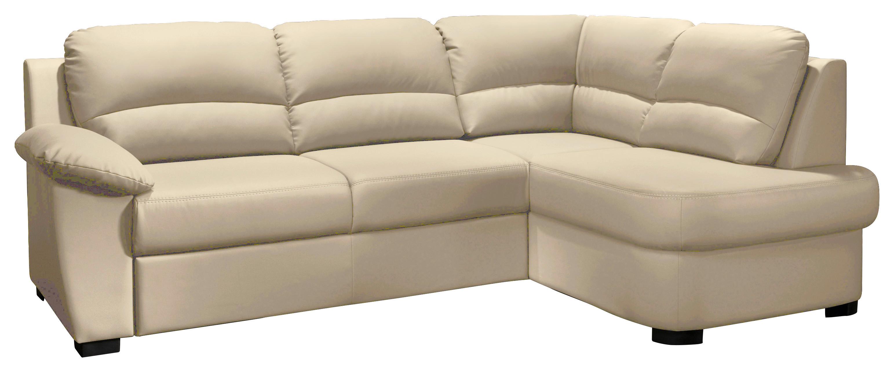 Wohnlandschaft Danilo Beige - Beige/Schwarz, KONVENTIONELL, Kunststoff/Textil (240/45/165cm) - MID.YOU