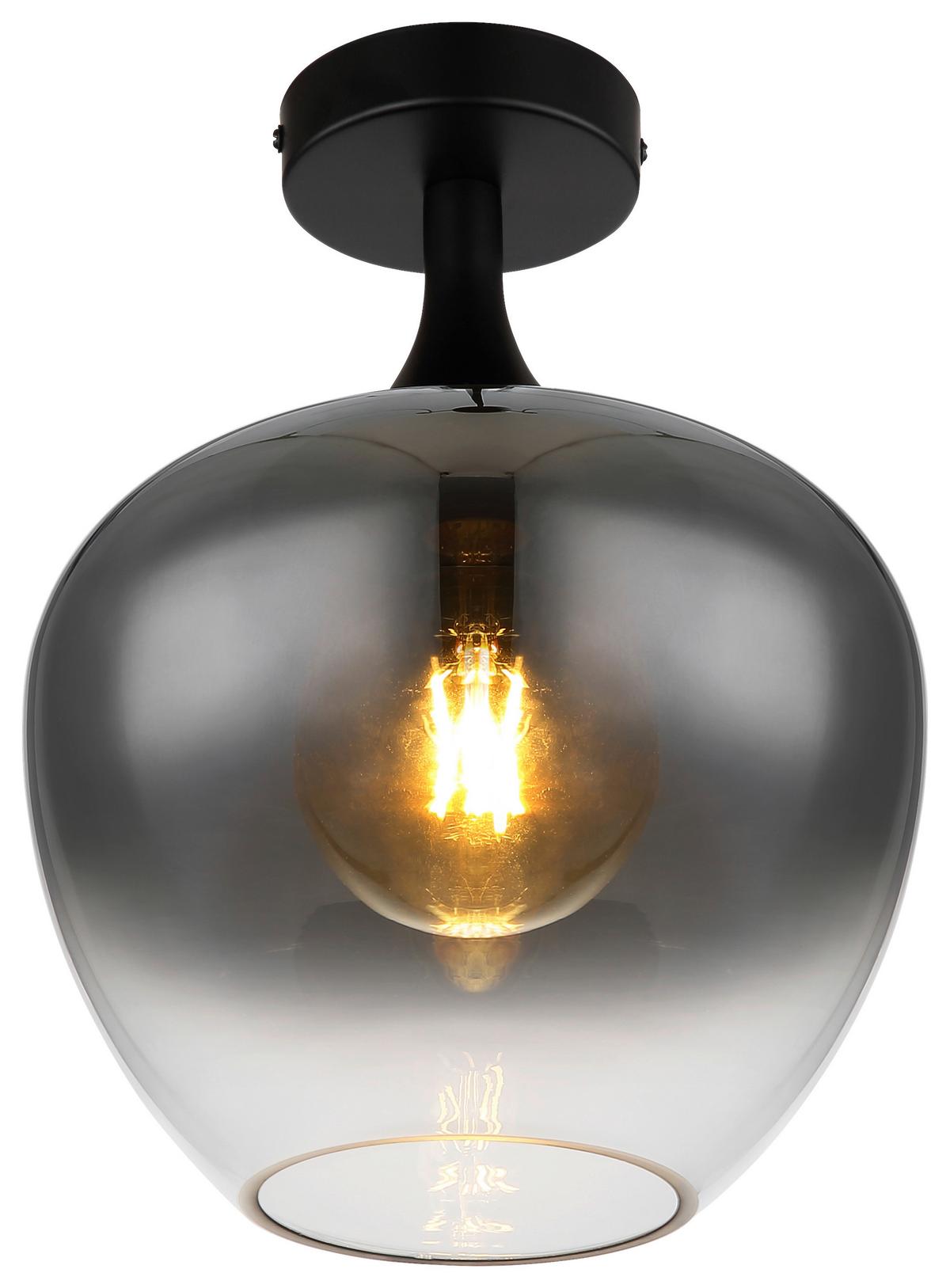 LAMPA SUFITOWA LUISE - czarny, Design, metal/szkło (24/31,5cm) - Collet's Monde
