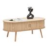 SOFFBORD SKANDY II - naturfärgad, Klassisk, trämaterial/trä (100/50/40cm) - Premium Living