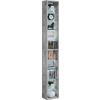 Regal Rasato Xl, Beton - siva, Basics, steklo/leseni material (21/152/20cm) - MID.YOU