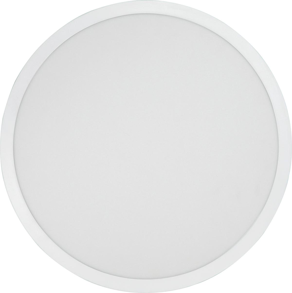 LED-Deckenleuchte Weiß max. 40 Watt - Weiß, Basics, Kunststoff/Metall (60,5/60,5/4cm)