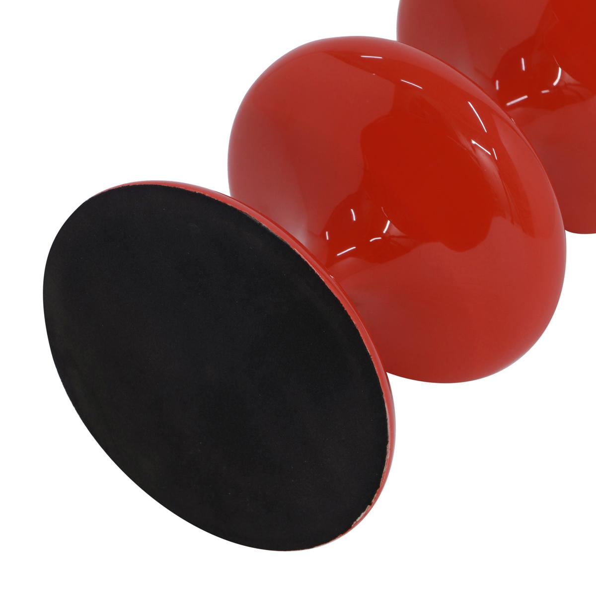 Stabkerzenhalter Laureen Rot - Rot, Basics, Metall (11/28/11cm)