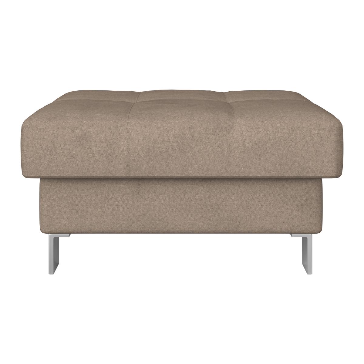 Taburet SAVONA - taupe, Modern, textil (90/44/73cm) - Ondega