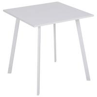 Jedilna Miza Emil -Based- - bela, Design, kovina/leseni material (70/75/70cm) - Based