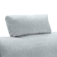 Kopfstütze Lille Grau - Grau, Modern, Textil (58/23/10cm) - Mömax