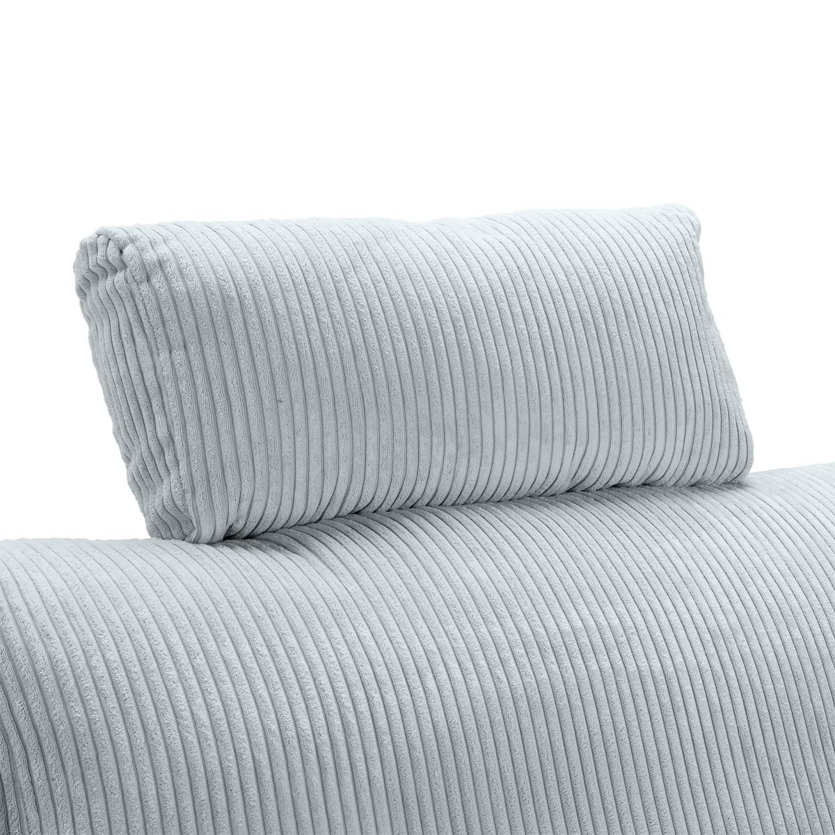 Kopfstütze Lille Grau - Grau, Modern, Textil (58/23/10cm) - Mömax