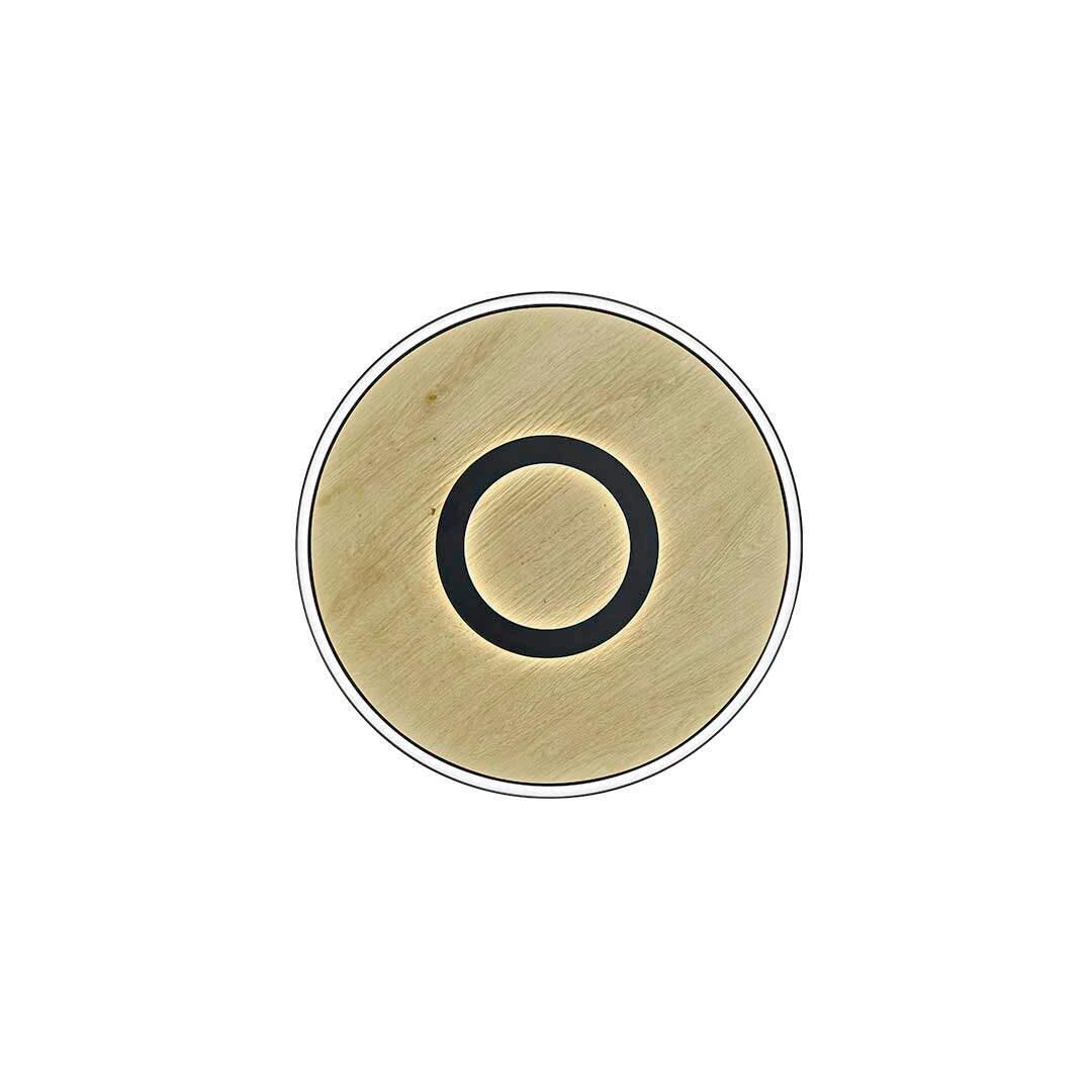 LAMPA SUFITOWA LED 03420S HELOISE *BWK* - stary dąb, Natur, drewno (63,7/3,8cm) - Herzblut