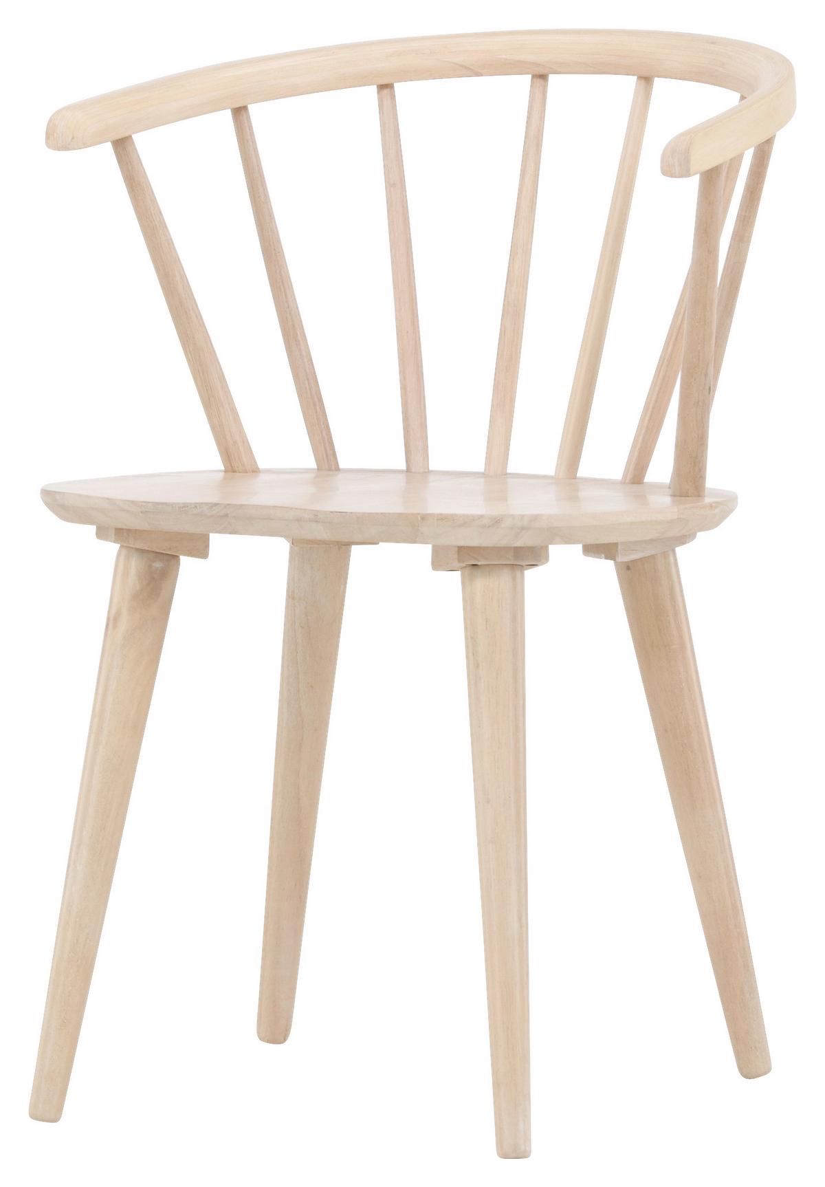 STUHL-SET BOBBY - Weiß, Design, Holz (55/75/53cm) - Livetastic