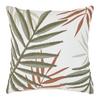 PRYDNADSKUDDE BLÄTTER - beige/grön, Klassisk, textil (45/45cm) - Mömax