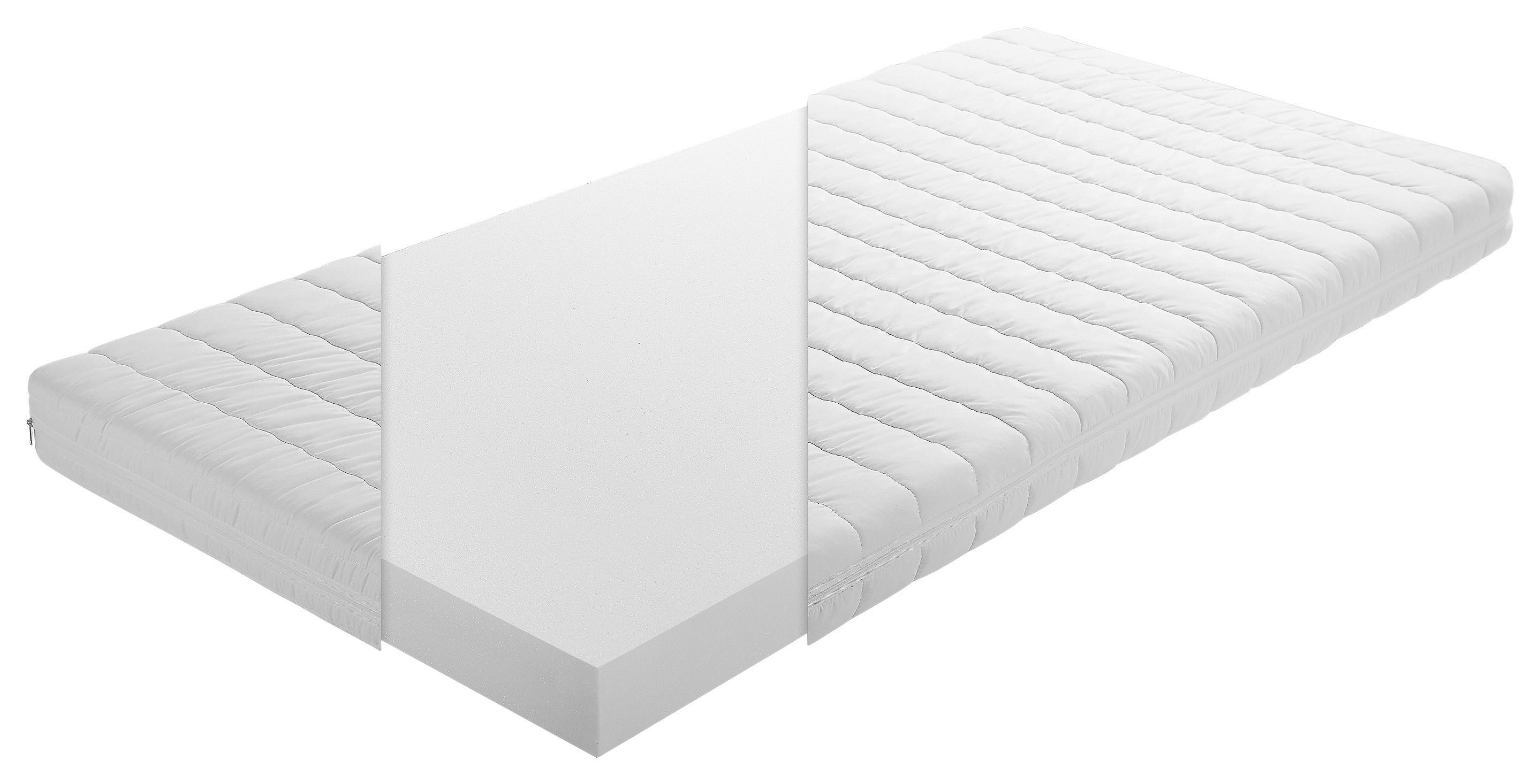 Babymatratze Med Allergen H2 ca. 80x160 cm - Weiß, MODERN, Textil (80/160cm) - MID.YOU