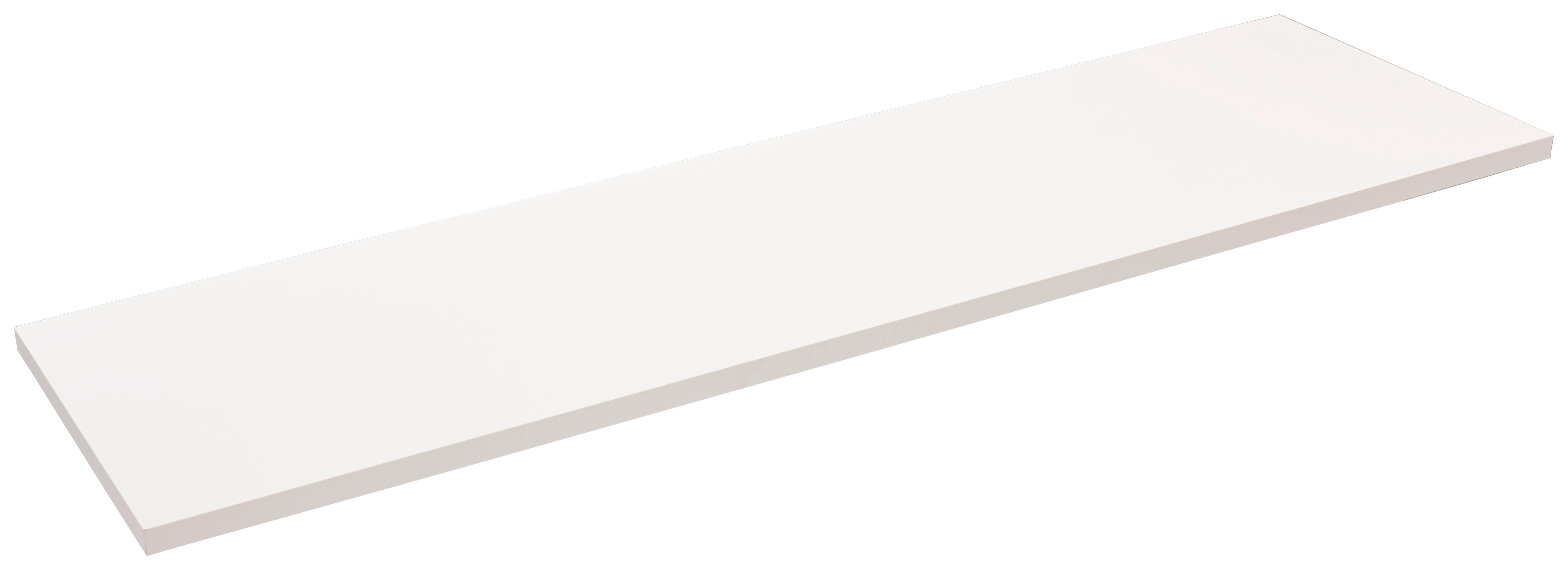 Falipolc Fehér 120/30 Skate - fehér, Modern, faalapú anyag (120/1,6/30cm)