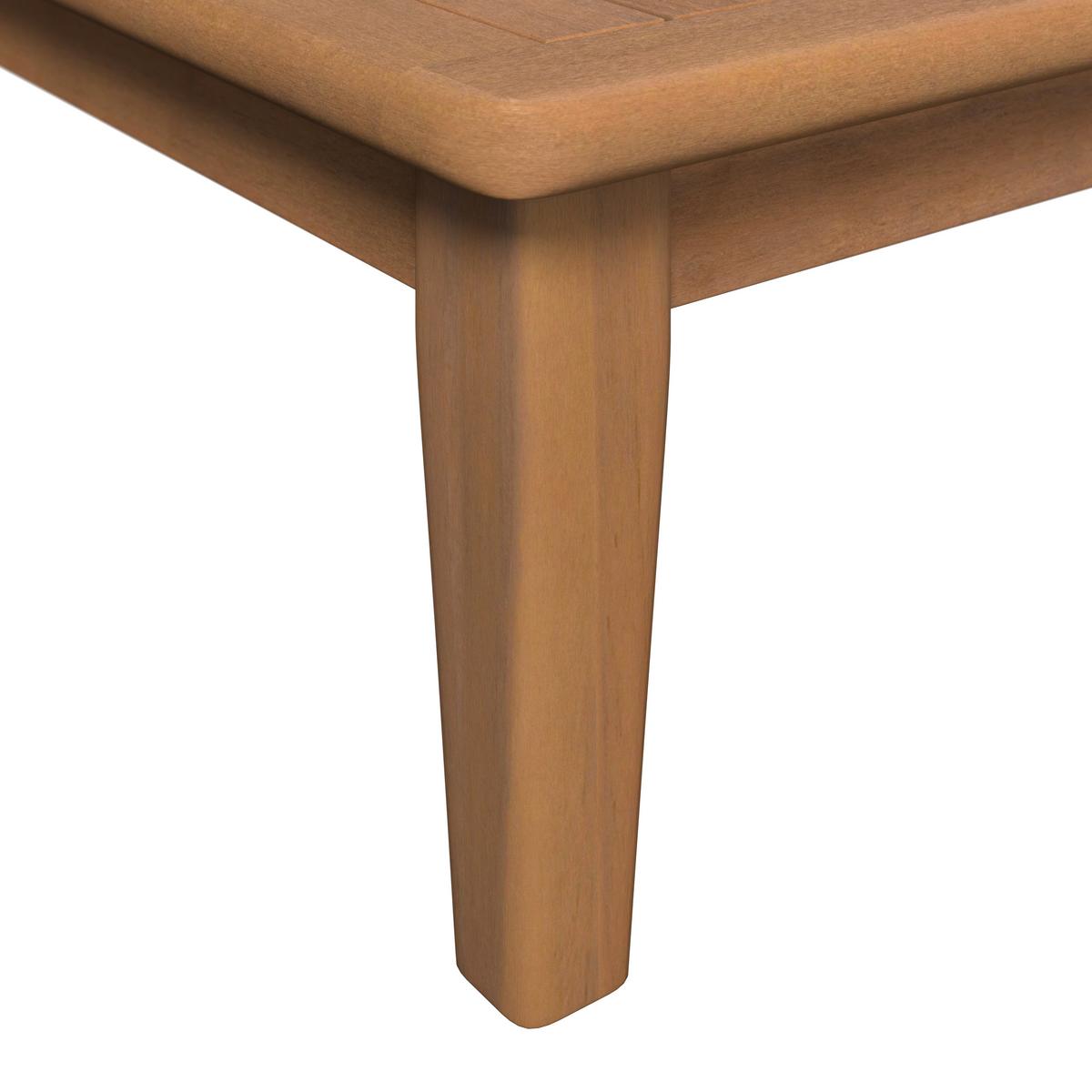 KOMPLET MEBLI TARASOWYCH BORNEO - beżowy/kolor akacjowy, Modern, drewno (80/65/80cm) - Ambia Garden