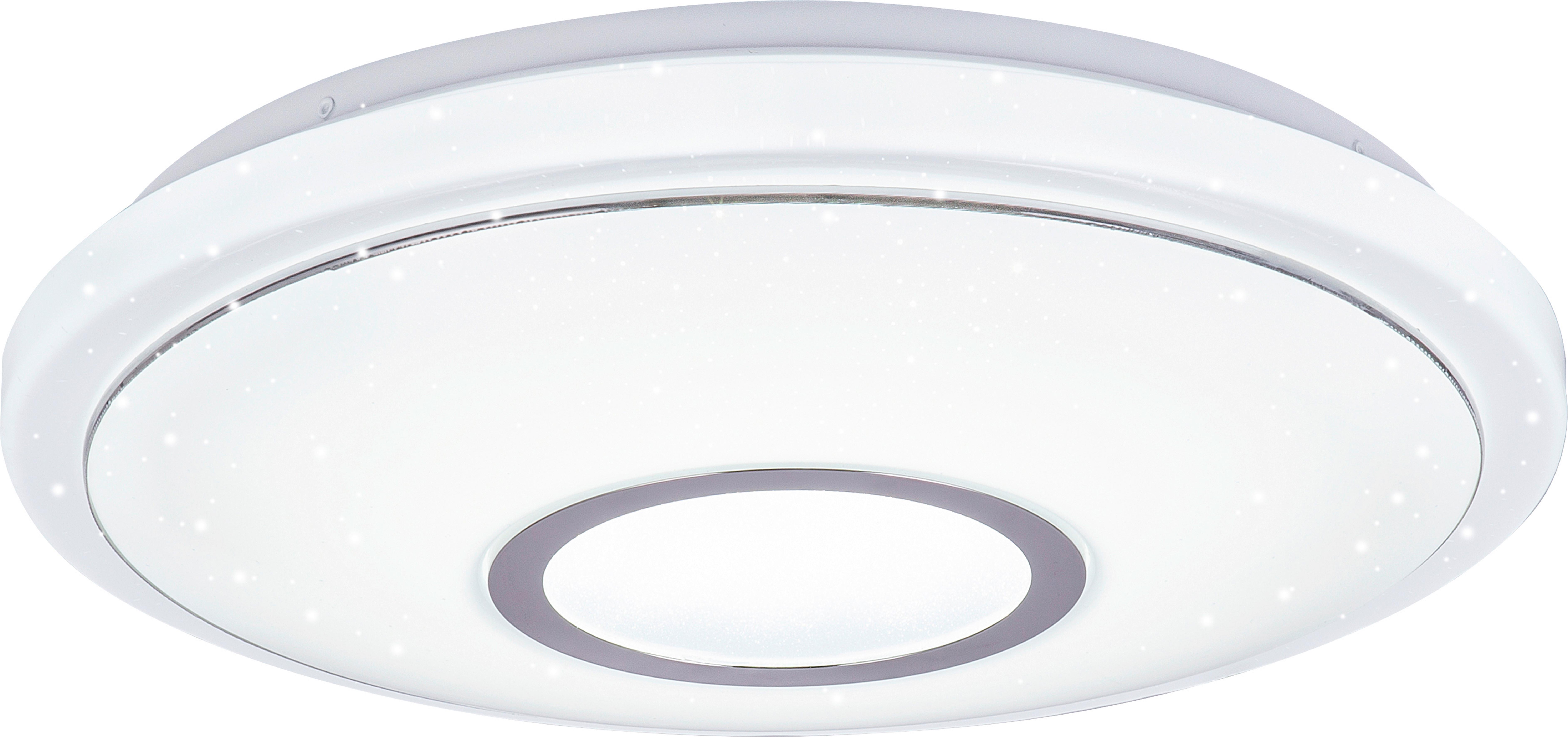 LED-TAKLAMPA ROSS -AKT- - vit, Klassisk, metall/plast (40/40/9cm) - Mömax