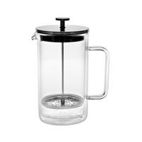 Kaffeebereiter Coffee Fusion ca. 1l - Klar/Edelstahlfarben, Modern, Glas/Kunststoff (17/10,7/22,5cm) - Premium Living