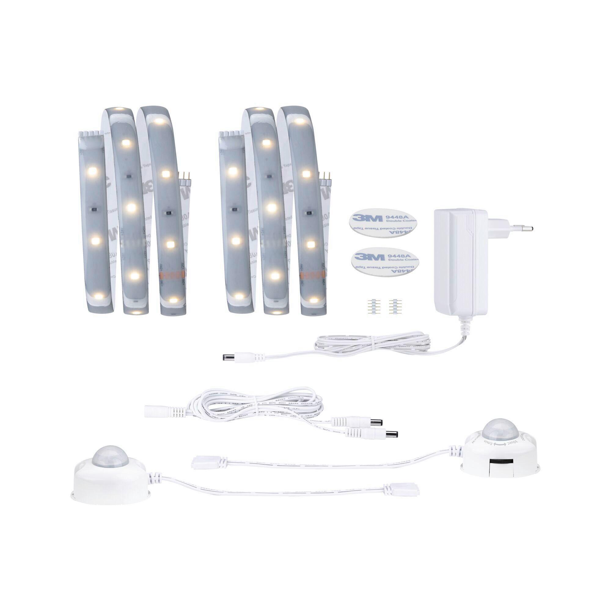 LED-Strip MaxLED 250 Comfort Set max. 2x4 Watt - Silberfarben, Basics, Kunststoff (2x100,0cm) - Paulmann