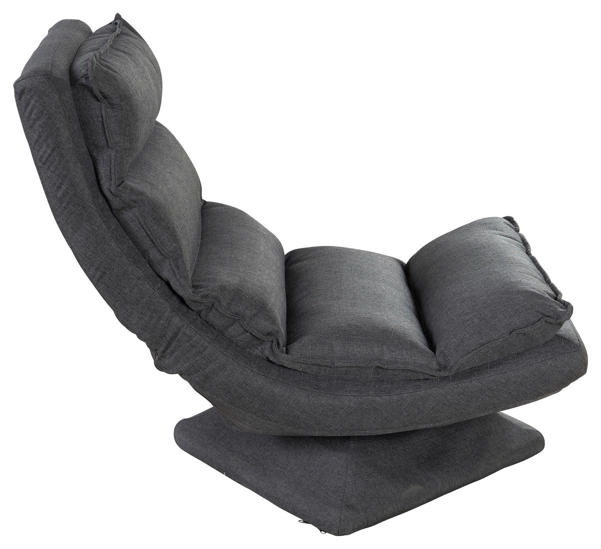 Loungesessel Minecraft ca. 59x83x59 cm Grau - Grau, MODERN, Textil/Metall (59/83/59cm) - Minecraft