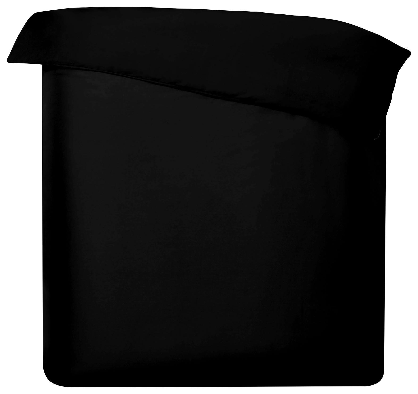 Duvetbezug Marys XXL ca. 200x210cm - Schwarz, Modern, Textil (200/210cm) - Mary's