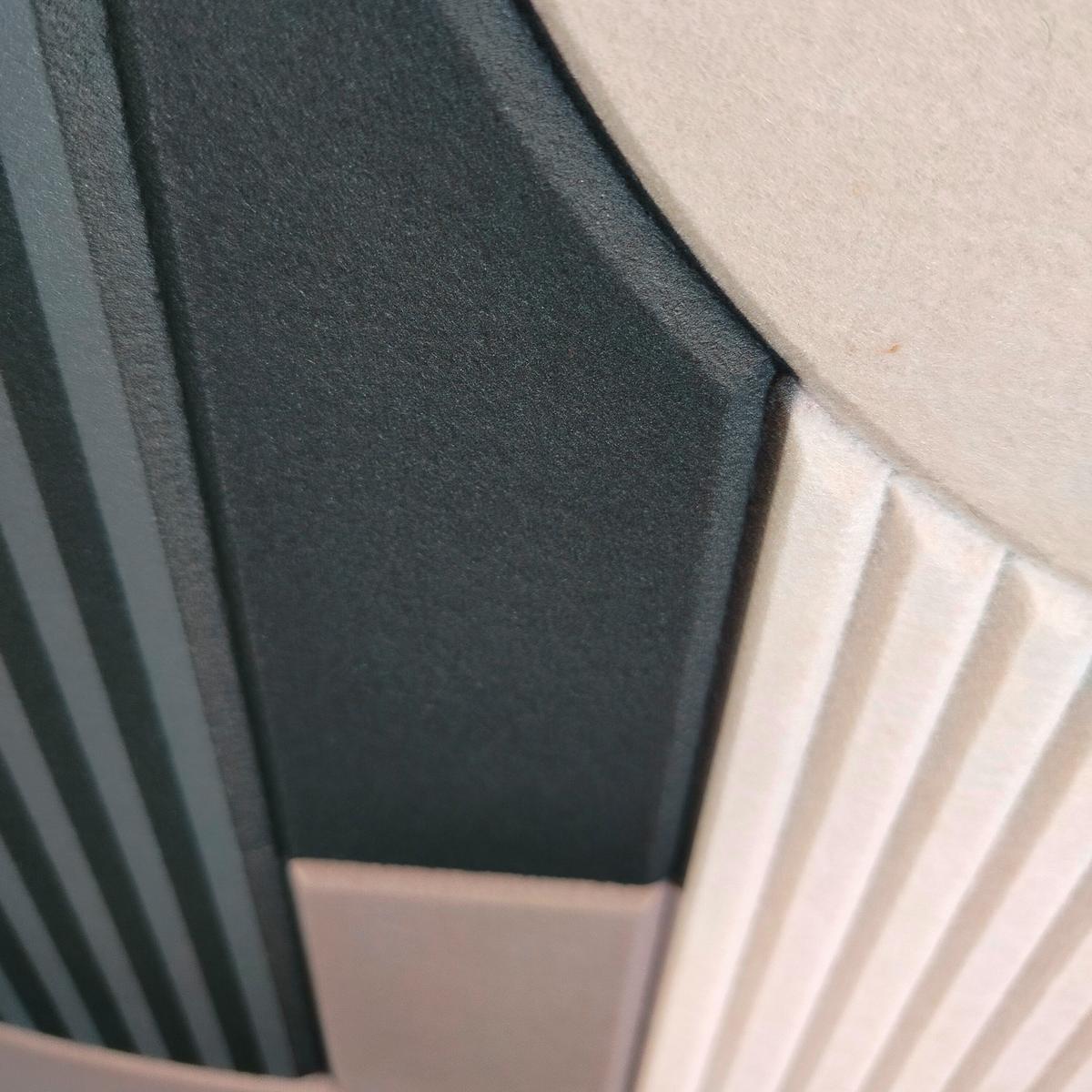 Akustični Panel Milla - črna/bež, tekstil (60/90cm) - Mömax