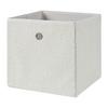 Faltbox Teddy Weiß - Weiß, MODERN, Karton/Textil (30/30/30cm) - Mömax