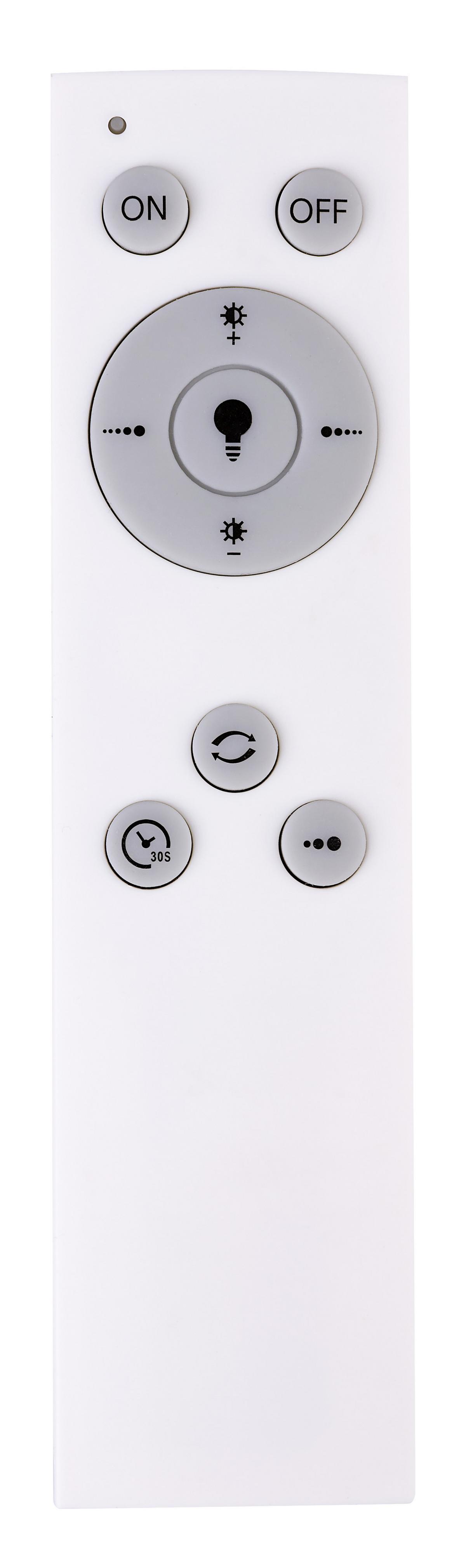 LED-Deckenleuchte Connor in Opal/Weiß max. 30 Watt - Opal/Weiß, Basics, Kunststoff/Metall (68/10cm) - Globo