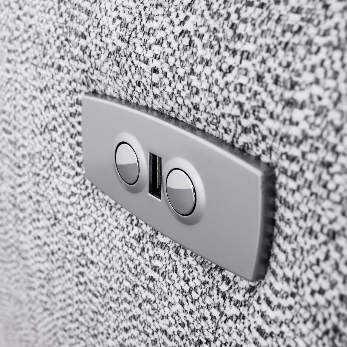 Canapea modulară KÖLN - gri, Modern, textil (283/98/212cm) - Bessagi Home