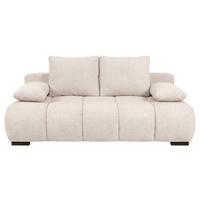 Boxspringsofa Bob Beige - Beige/Schwarz, KONVENTIONELL, Holzwerkstoff/Kunststoff (209/90/105cm) - Based