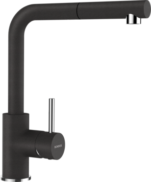 Spültischarmatur 540000GNE - Schwarz, Stein (35,4cm) - Schock